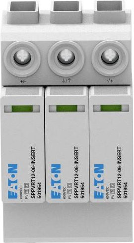 Eaton Überspannungsschutz-Modul SPPVRT12-06-2+PE-AX für Photovoltaik-Anlagen, Grau, 20 kA - Bild 1