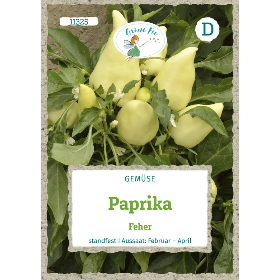 Grüne Fee Paprika Feher Saatgut - Bild 2