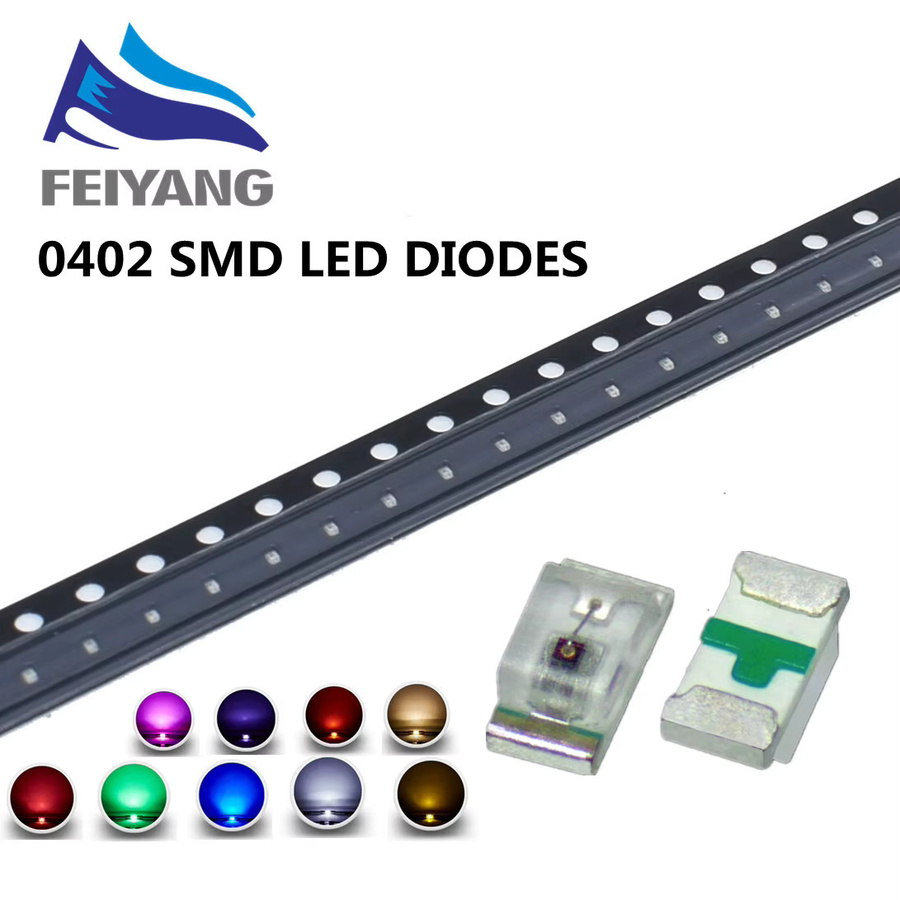 SAMIROB SMD-LED Set mit 100 Stück in Weiß und Multicolour für 0402 0603 0805 1206 1210 3528 Gehäusegrößen - Bild 2
