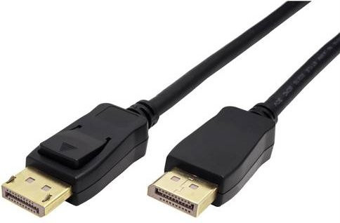 ROLINE DisplayPort v2.0 Kabel ST/ST in Schwarz, 10K/54G Digital Video Kabel - Bild 1