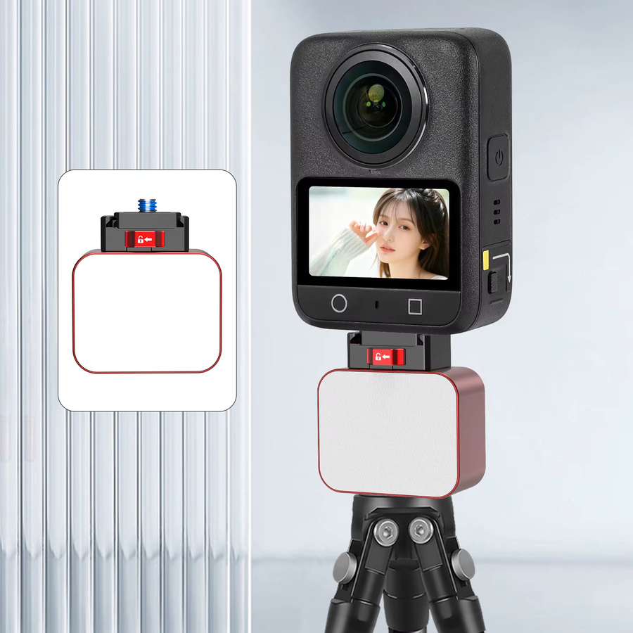 DJI Magnetisches Schnellverschluss Selfie-Licht mit 5-Stufen Helligkeitseinstellung für Osmo Nano und Action 6 Kameras - Bild 5