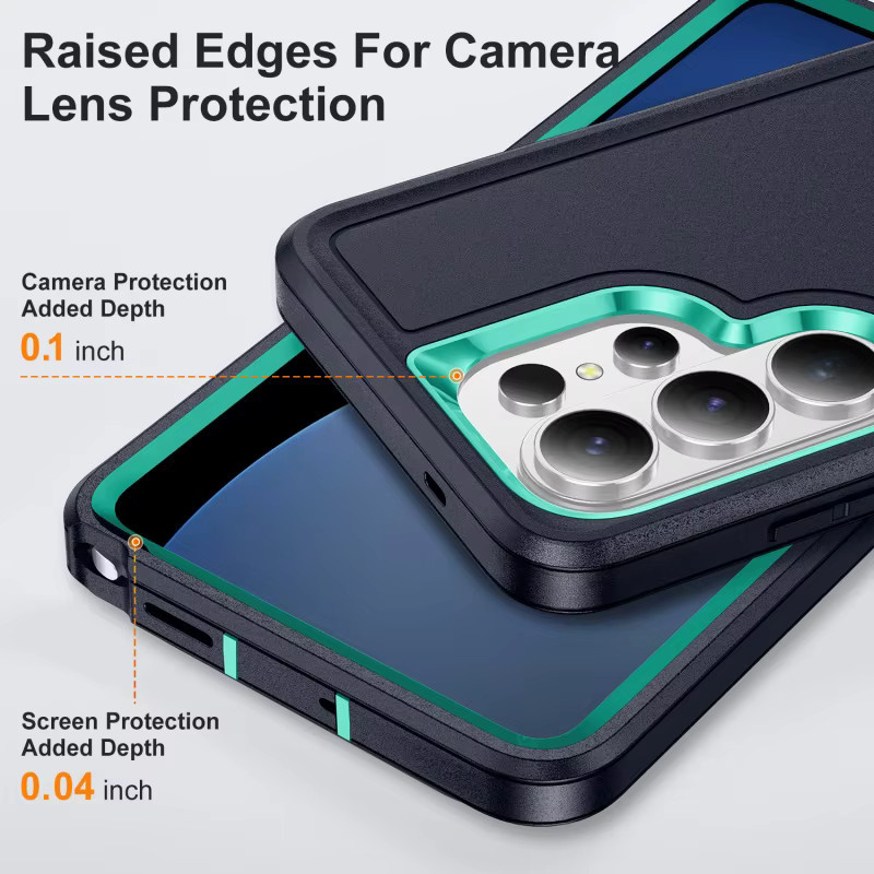 Stoßfeste Hartschalen-Handyhülle von szHAIyu für Samsung Galaxy S26 Ultra, S25 Edge, S24, S23 FE, S22 Plus, A15, A06, A16, A36, A56, A26, A17 in Grau - Bild 4