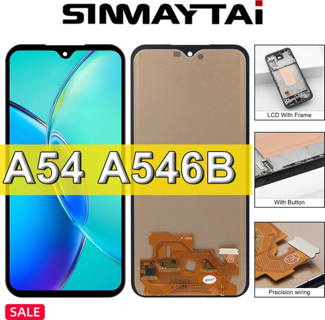 Samsung A54 5G TFT LCD Display mit Touch Screen und Rahmen für SM-A546V Ersatzbildschirm - Bild 1