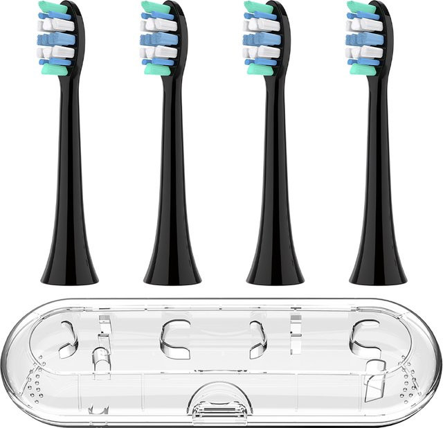 Philips Sonicare Ersatzbürstenköpfe und Reiseetui, 4 Stück, kompatibel mit 4100 5300 - Bild 1