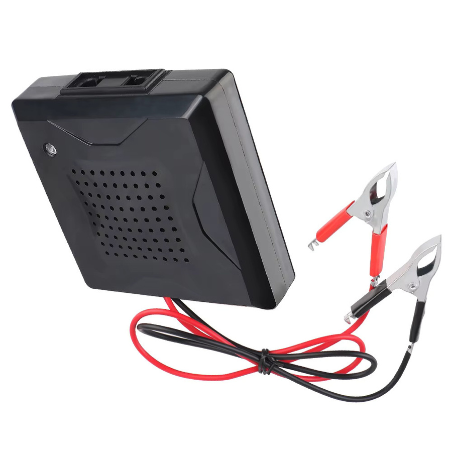 Auto-Wechselrichter Mini-Stecker-Adapter 180 W für DC 12 V auf AC 220 V in Schwarz - Bild 2
