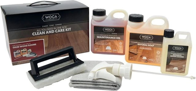 Woca Pflegebox mit Intensivreiniger Seife Oil Care Natur und Zubehör in Multicolor - Bild 1