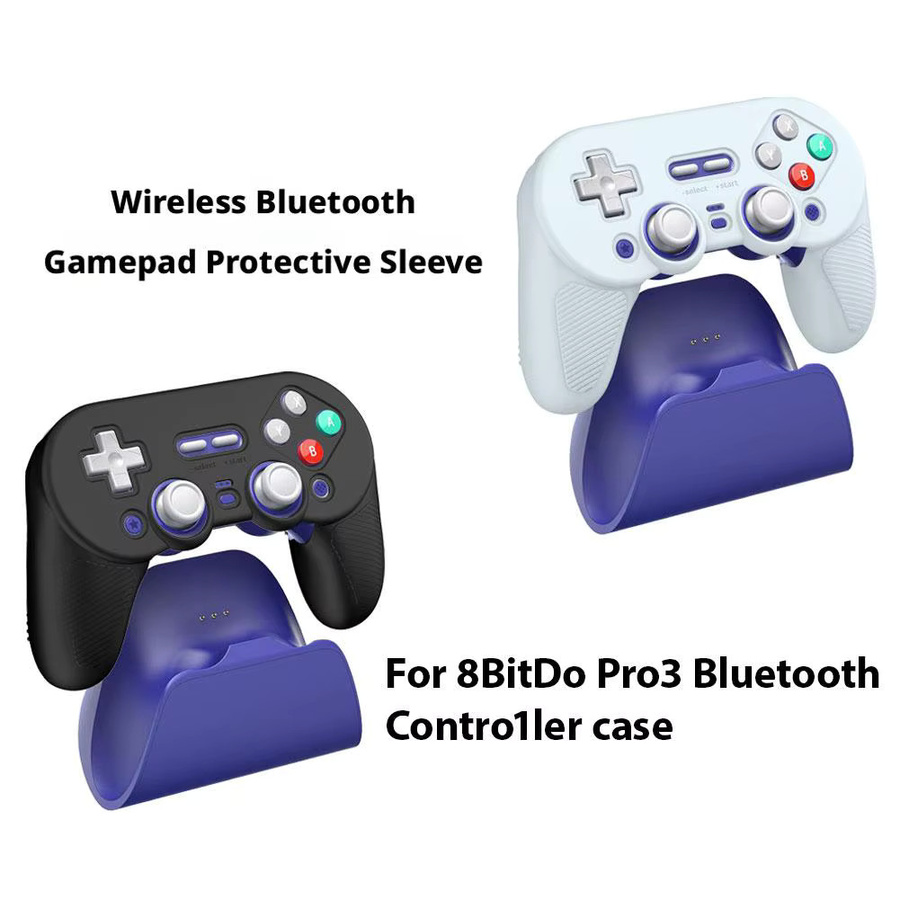 8BitDo Pro3 Bluetooth Wireless Controller Schutzhülle in Schwarz mit Anti-Scratch-Schutz - Bild 2