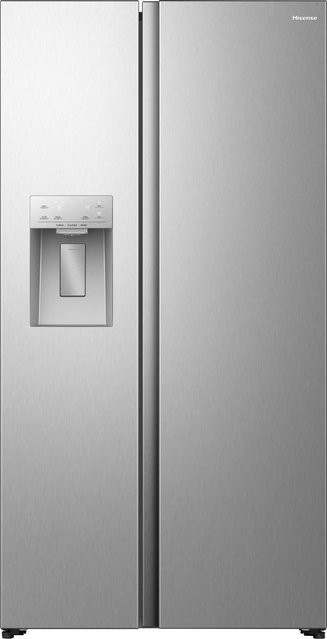 Hisense Side by Side Kühl-Gefrier-Kombination RS5P528STIE in Grau - Bild 1