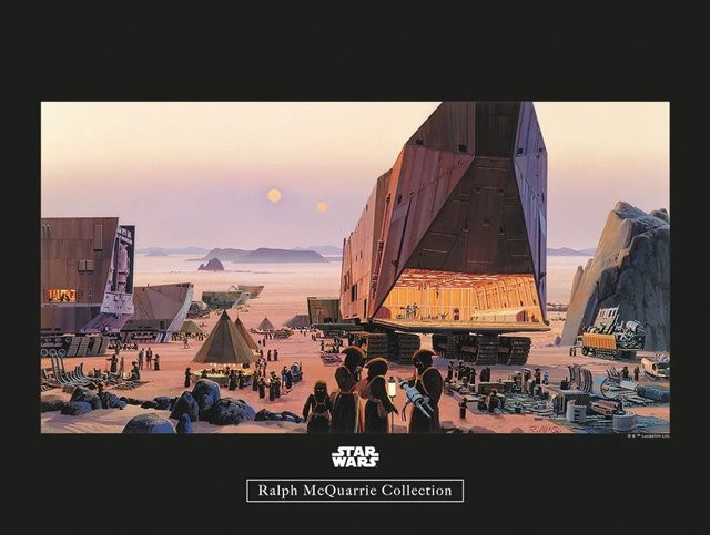 Komar Star Wars Wandbild Market Paper Poster Multicolor B: 40 cm, H: 30 cm - Bild 1