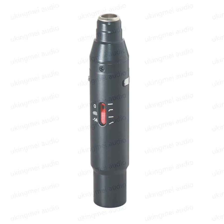 HTDZ 48V Phantom Netzteil für XLR 3-Pin und Shure 4-Pin Lavalier Headset Mikrofone, Schwarz - Bild 5