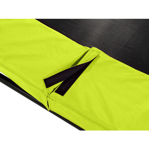 EXIT Toys Silhouette Bodentrampolin mit Sicherheitsnetz, Durchmesser: 366 cm, Lime Grün - Bild 6