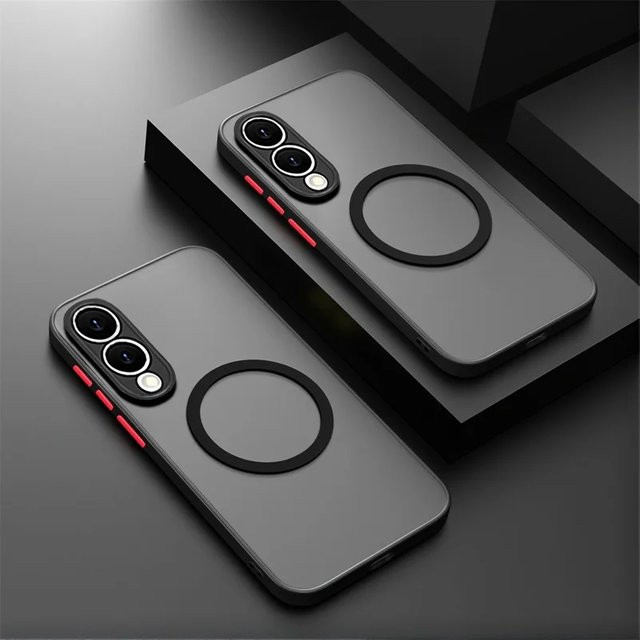 Matte magnetische Schutzhülle für Samsung Galaxy A24 A34 A54 A23 A32 A33 A52 A52S A53 A25 A35 in Blau - Bild 1