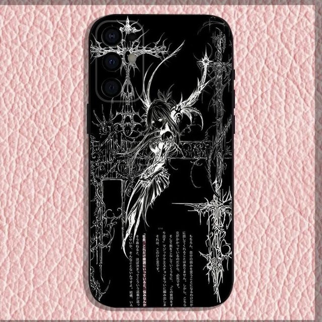 Gotische Cyber-Sigil Handyhülle für Samsung Galaxy S25 S24 S23 S22 S21 S20 Ultra Plus FE Lite Note in Schwarz - Bild 1