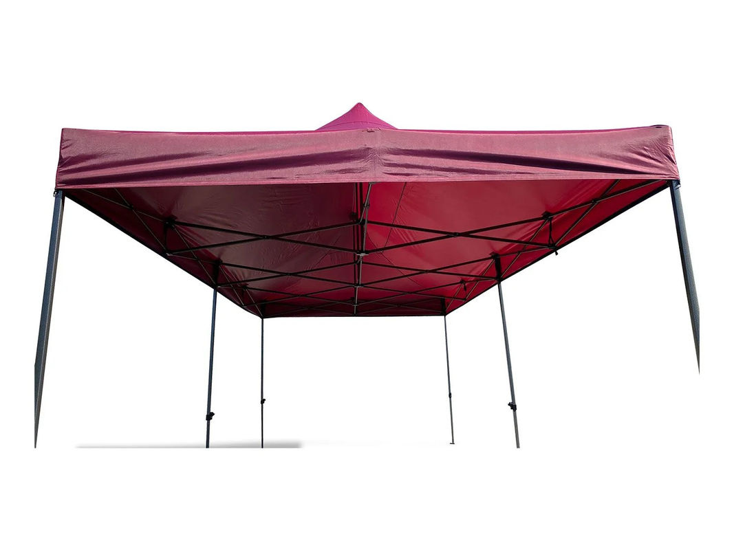 GRASEKAMP Faltpavillon Premium Line Bordeaux B/T/H: 6 x 3 x 2,5 m - Bild 2