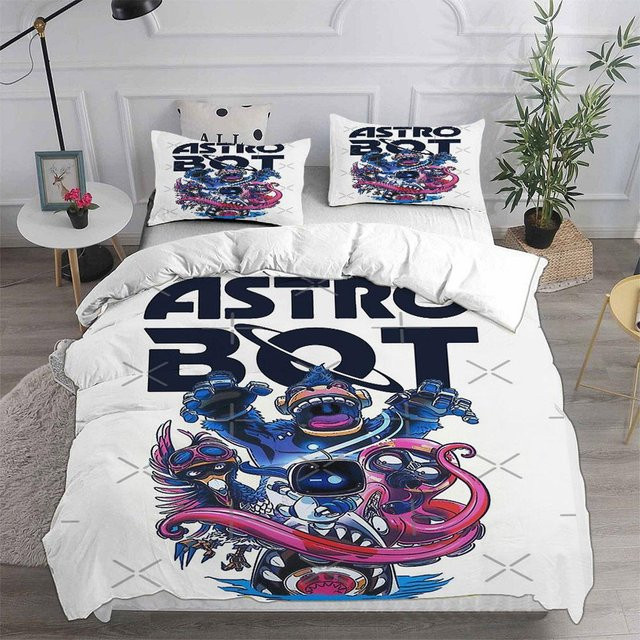 ASTRO BOT Bettwäscheset aus Mikrofaser, 3-teilig, Multicolour, B/H: 240 x 220 cm - Bild 1