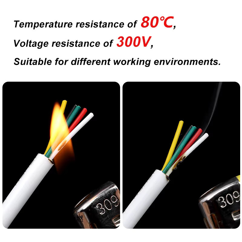 UL2464 Audiokabel Signalsteuerkabel in Weiß mit 2 bis 10 Kernen (14 bis 30 AWG) - Bild 3
