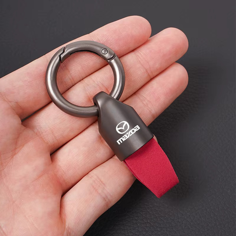 Mazda Schlüsselanhänger, Wildleder, Unisex - Bild 3