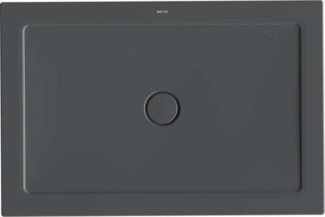 Bette Duschwanne Stage Extraflach Rechteck Anthrazit B/T: 120 x 80 cm - Bild 1