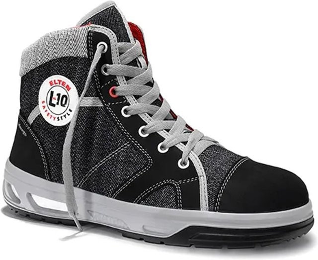 Elten Sicherheitsstiefel Sensation Xx10 Mid ESD S3 in Schwarz-Grau Größe 47 - Bild 1