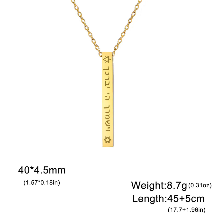 LIKGREAT Halskette Edelstahl, Unisex - Bild 2