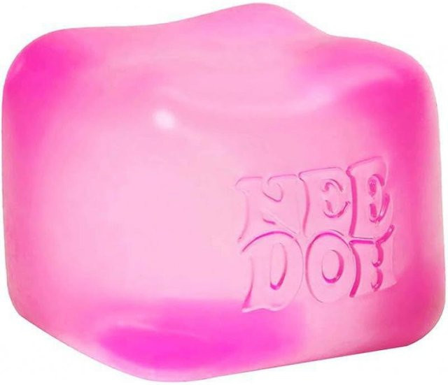 Needoh Nice Cube, Sensorischer Stressabbau-Zauberwürfel, pink - Bild 1