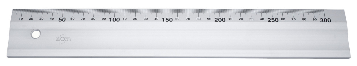Elora Aluminium-Werkstattlineal ELORA-1552-300 in Silber - Bild 1
