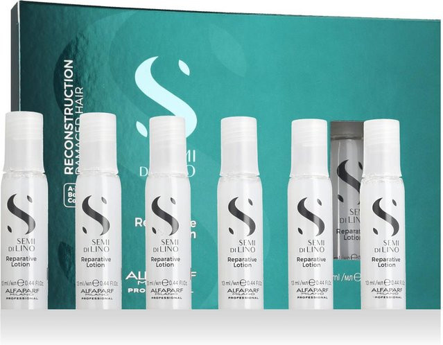 Alfaparf Milano Semi Di Lino Rekonstruktion Reparative Lotion, 6 x 13 ml - Bild 1