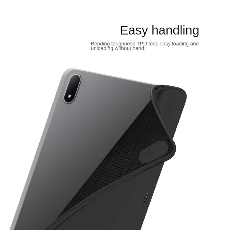 Silikon Schutzhülle für OPPO Pad 4 Pro 13,2 Zoll 2025, TPU Anti-Drop Soft Shell Case in Schwarz - Bild 2