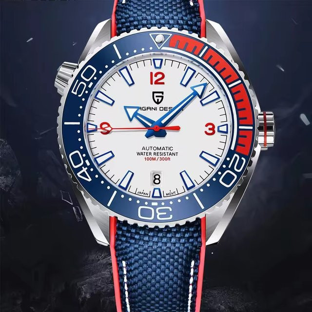 PAGANI DESIGN Armbanduhr Automatik, Edelstahl, Saphirglas, 42 mm, Herren - Bild 1