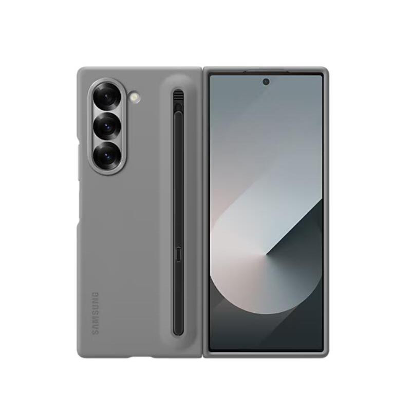Samsung Galaxy Z Fold6 Schutzhülle mit integriertem S Pen Halter in Dunkelblau - Bild 1