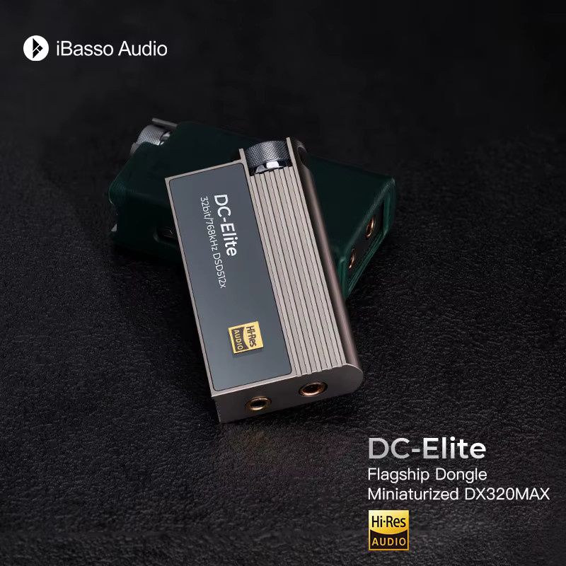IBasso Jr.DC-Elite Tragbarer USB DAC Dongle Verstärker mit ROHM BD34301EKV Decoder für Android in Grau und Silber - Bild 3