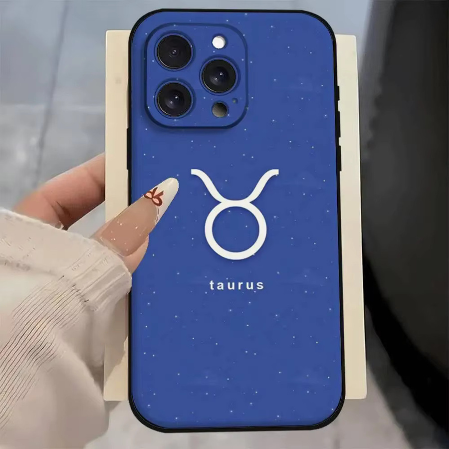 Taurus Bull Stoßfeste Handyhülle für iPhone in Blau - Bild 3
