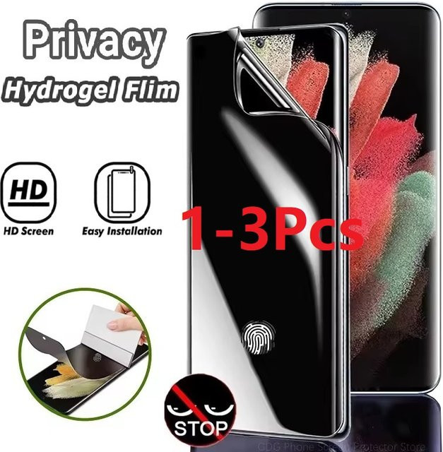 Anti Spy Privatsphäre Hydrogel Display Schutzfolie für Vivo T1 T1X T2X V15S V2026 V2027 V2029 V2111 Y01 5G - Bild 1