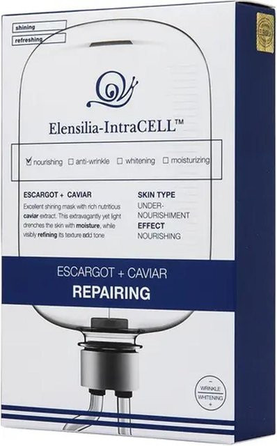 ELENSILIA Intracell Escargot + Kaviar Reparierende Maske, 250 ml - Bild 1
