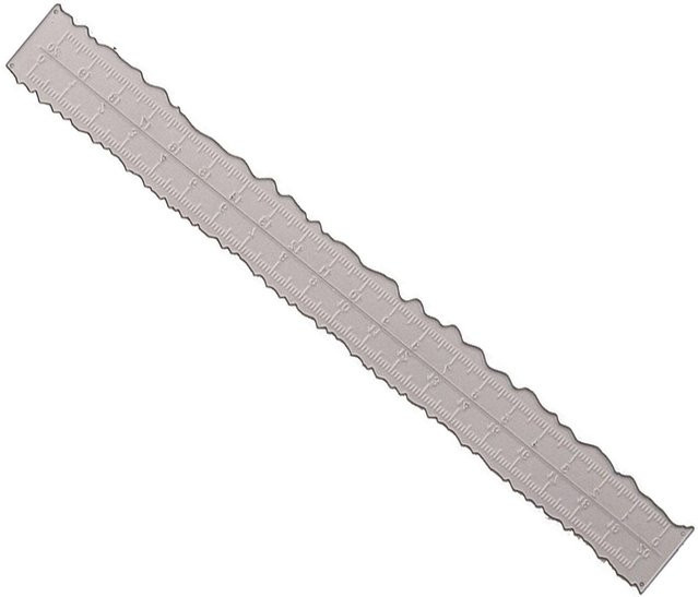 Multifunktionales Schneide-Lineal aus Karbonstahl von Shoemst in Weiß zum präzisen Aufreißen von Papier und Zeichnen - Bild 1