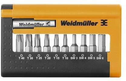 Weidmüller BIT-BOX 11 TRX + IS 2937020000 Schraubendreher-Bit in Gelb - Bild 1