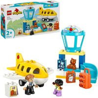 Lego Duplo Erster Besuch im Flughafen Konstruktionsspielzeug ab 2 Jahren - Bild 1