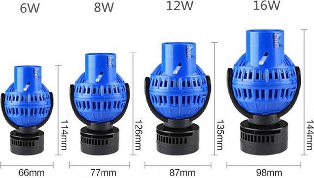 Sea Global Wasserwellenmacher JVP130 Pumpe für Aquarium und Fischbecken, Blau, 4000-15000L/H, 220V - Bild 1