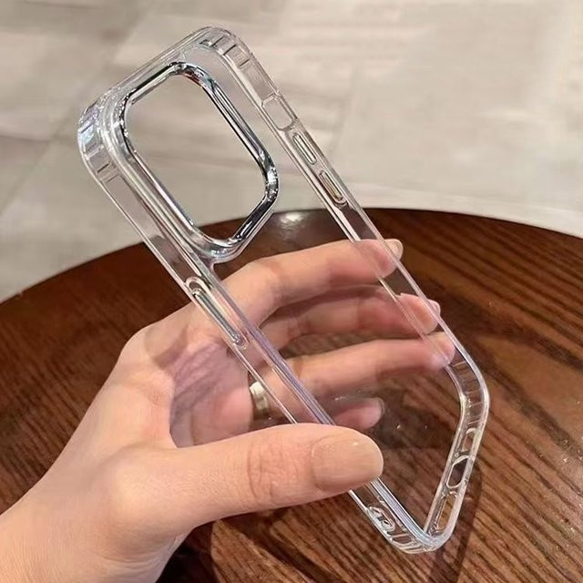 Transparente Acryl-Handyhülle für Apple iPhone 17 16 15 14 13 12 11 Pro Max Plus XS X XR 7 8 HD Klare Harte Rückabdeckung - Bild 1
