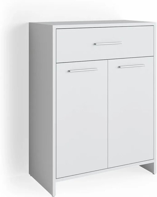 Vicco Kiko Badschrank Midischrank Weiß B: 60 cm, H: 80 cm - Bild 1