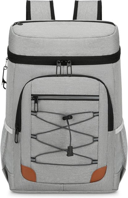 Freedom Outdoors Kühlrucksack mit Lunchfach, isoliert und wasserabweisend, grau - Bild 1