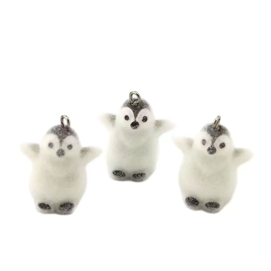 Pinguin Charms, Harz, Weiß, Anhänger - Bild 3
