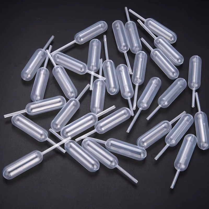 50 Stück Kunststoff Squeeze Transfer Pipetten Einweg Dropper transparent mit 4 ml Füllmenge - Bild 2