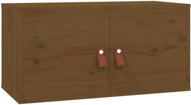 vidaXL Wandschrank aus Kiefer Massivholz in Honigbraun B/T/H: 60 x 30 x 30 cm - Bild 1