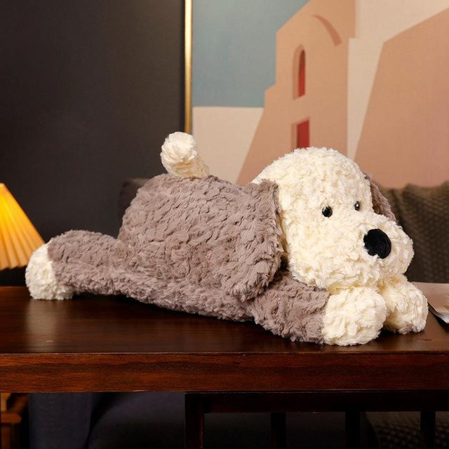 Kidsly Niedliche Liegende Entenpuppe, Plüschtier, 50cm, ab 3 Jahren - Bild 1