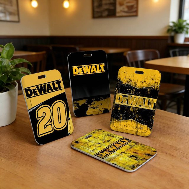 D-D-Dewalts-S Schlüsselband-Kartenhüllen für Alltagskarten, Idol-Fotokarten und Visitenkarten, Unisex - Bild 1