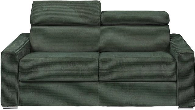 Vente-unique Schlafsofa Vizir in Grün mit Polsterung und modernem Design - Bild 1