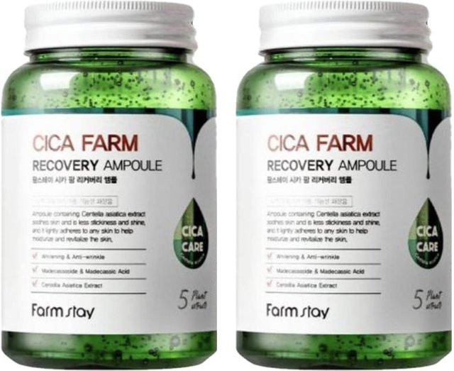 Farm Stay Revitalisierendes Ampullenserum mit Centella Asiatica, 250 ml, Empfindliche Haut - Bild 1