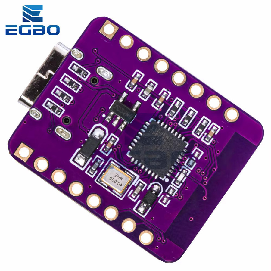 EGBO Mini ESP32-C3 Entwicklungsboard mit 0,42 Zoll OLED Display, 4 MB Flash, WiFi, Bluetooth und USB Typ-C in Lila - Bild 3