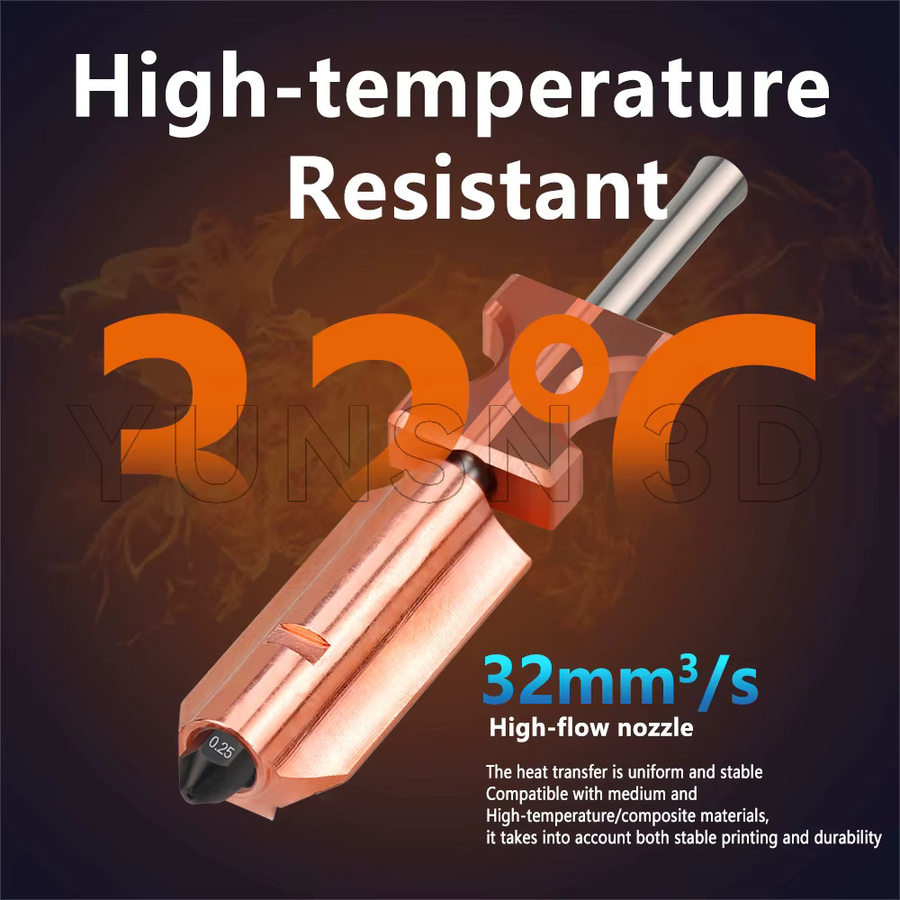 Flashforge AD5X Bimetall-Düse aus gehärtetem Stahl für FDM 3D-Drucker Ersatzteil - Bild 4
